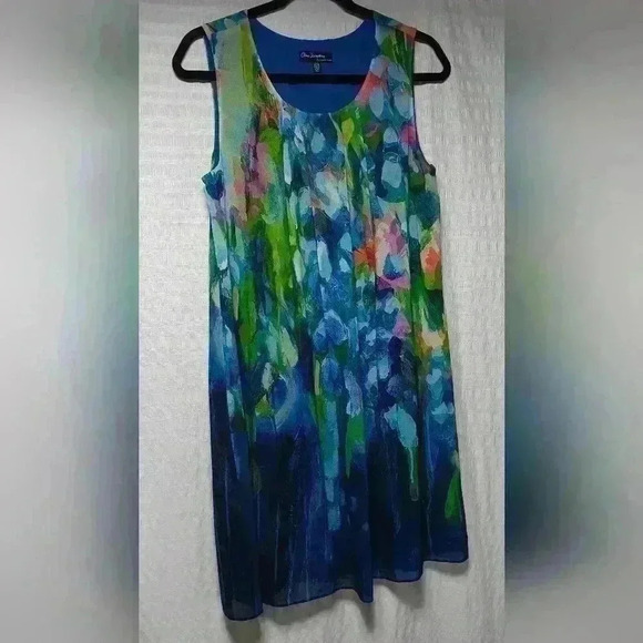 Claire Desjardins Wearable Art Sleeveless Dress. Ladies  size M - Picture 3 of 8